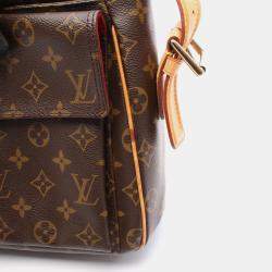 Pre Owned Louis Vuitton Vivacite Gm Shoulder Handbag  Monogram Canvas