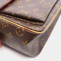 Pre Owned Louis Vuitton Vivacite Gm Shoulder Handbag  Monogram Canvas