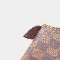 Pre Owned Louis Vuitton Saleya PM Damier Ebene Canvas Tote Bag