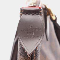 Pre Owned Louis Vuitton Saleya PM Damier Ebene Canvas Tote Bag