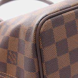 Pre Owned Louis Vuitton Saleya PM Damier Ebene Canvas Tote Bag