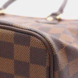 Pre Owned Louis Vuitton Saleya PM Damier Ebene Canvas Tote Bag
