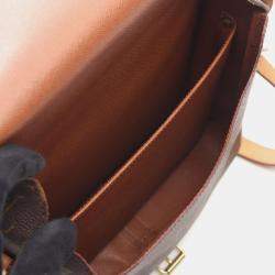 Pre Owned Louis Vuitton Cartouchiere GM Monogram Canvas Crossbody Bag