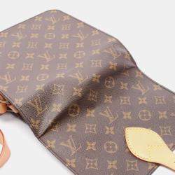 Pre Owned Louis Vuitton Cartouchiere MM Monogram Canvas Crossbody Bag