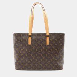 Pre Owned Louis Vuitton Luco Monogram Canvas Shoulder Bag