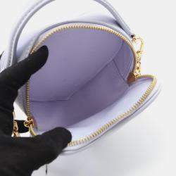 Pre Owned Louis Vuitton Pop My Heart Purple Leather Shoulder Bag