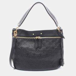 Pre Owned Louis Vuitton Spontini Noir Monogram Empreinte Leather Shoulder Bag