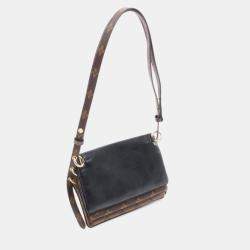 Pre Owned Louis Vuitton Pochette LV Monogram Reverse Canvas Clutch Bag