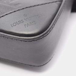 Pre Owned Louis Vuitton Duo Monogram Shadow Leather Shoulder Bag