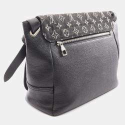Pre Owned Louis Vuitton x Nigo Busas Tokyo Shoulder Bag Monogram Denim Black
