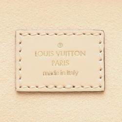 Pre Owned Louis Vuitton Vanity PM Beige/Brown Tone Monogram Empreinte Leather Top Handle Bag