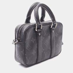 Pre Owned Louis Vuitton Nano PDV Monogram Eclipse Canvas Shoulder Bag