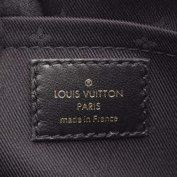 Pre Owned Louis Vuitton Alma Soft BB Noir Bubblegram Leather Shoulder Bag