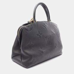 Pre Owned Louis Vuitton Grand Palais MM Noir Monogram Empreinte Leather Tote Bag