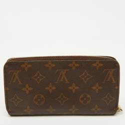 Pre Owned Louis Vuitton Monogram Canvas Zippy Wallet
