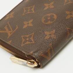 Pre Owned Louis Vuitton Monogram Canvas Zippy Wallet