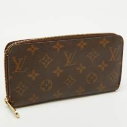 Pre Owned Louis Vuitton Monogram Canvas Zippy Wallet