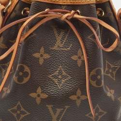 Pre Owned Louis Vuitton Monogram Canvas Nano Noe Bag