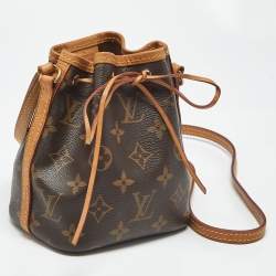 Pre Owned Louis Vuitton Monogram Canvas Nano Noe Bag