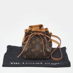 Pre Owned Louis Vuitton Monogram Canvas Nano Noe Bag