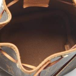 Pre Owned Louis Vuitton Monogram Canvas Nano Noe Bag