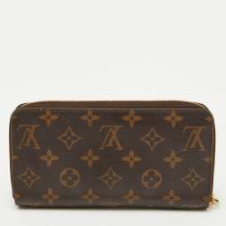 Pre Owned Louis Vuitton Monogram Canvas Zippy Wallet