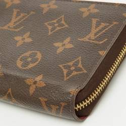 Pre Owned Louis Vuitton Monogram Canvas Zippy Wallet