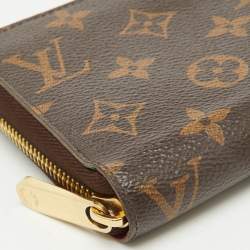 Pre Owned Louis Vuitton Monogram Canvas Zippy Wallet