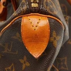 Pre Owned Louis Vuitton Monogram Canvas Speedy 25 Bag