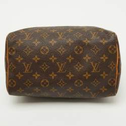 Pre Owned Louis Vuitton Monogram Canvas Speedy 25 Bag
