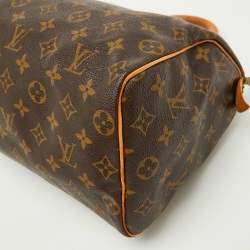 Pre Owned Louis Vuitton Monogram Canvas Speedy 25 Bag