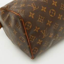 Pre Owned Louis Vuitton Monogram Canvas Speedy 25 Bag
