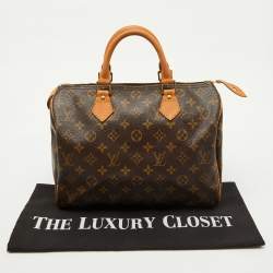 Pre Owned حقيبة لوي فيتون سبيدي 30 كانفاس مونوغرامي