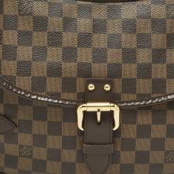 Pre Owned Louis Vuitton Damier Ebene Canvas Highbury Bag