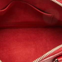 Pre Owned Louis Vuitton Carmine Epi Leather Alma BB Bag