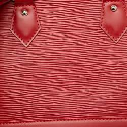 Pre Owned Louis Vuitton Carmine Epi Leather Alma BB Bag