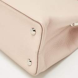 Pre Owned Louis Vuitton Galet Taurillon Leather Capucines MM Bag