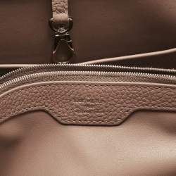 Pre Owned Louis Vuitton Galet Taurillon Leather Capucines MM Bag