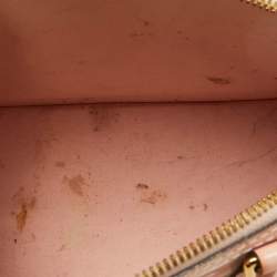 Pre Owned Louis Vuitton Rose Angelique Monogram Vernis Alma BB Bag