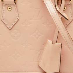 Pre Owned Louis Vuitton Rose Angelique Monogram Vernis Alma BB Bag