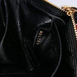 Pre Owned Louis Vuitton Black/Red Urs Fischer Monogram Tuffetage Pochette Accessoires