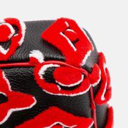 Pre Owned Louis Vuitton Black/Red Urs Fischer Monogram Tuffetage Pochette Accessoires