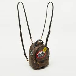 Pre Owned Louis Vuitton Monogram Canvas World Tour Palm Springs Mini Backpack