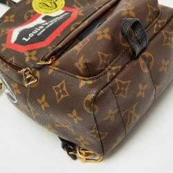 Pre Owned Louis Vuitton Monogram Canvas World Tour Palm Springs Mini Backpack