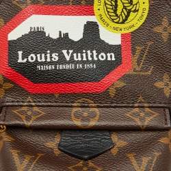 Pre Owned Louis Vuitton Monogram Canvas World Tour Palm Springs Mini Backpack