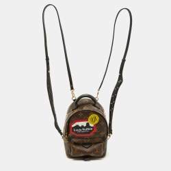 Pre Owned Louis Vuitton Monogram Canvas World Tour Palm Springs Mini Backpack