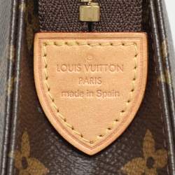 Pre Owned حقيبة صغيرة لوي فيتون 26 كانفاس مونوغرامية للوازم الشخصية 