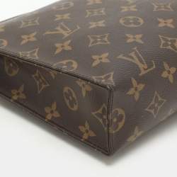 Pre Owned حقيبة صغيرة لوي فيتون 26 كانفاس مونوغرامية للوازم الشخصية 