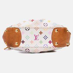 Pre Owned Louis Vuitton Brown/White Monogram Multicolore Judy PM