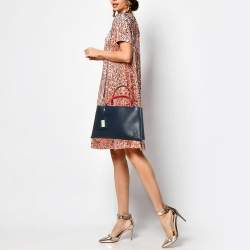 Pre Owned حقيبة لوي فيتون كليبر بي إم جلد إبي بالياقوتي/الأحمر